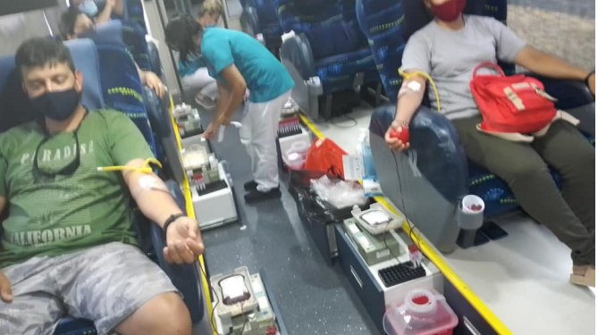 Una exitosa jornada de donación