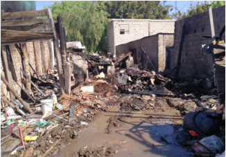 Incendio provoca pérdidas materiales totales en una finca