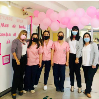Sensibilización contra el cáncer de mama