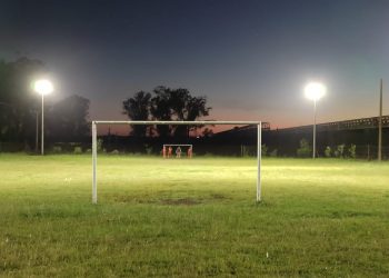 Nueva iluminación en Cancha de Tabaré
