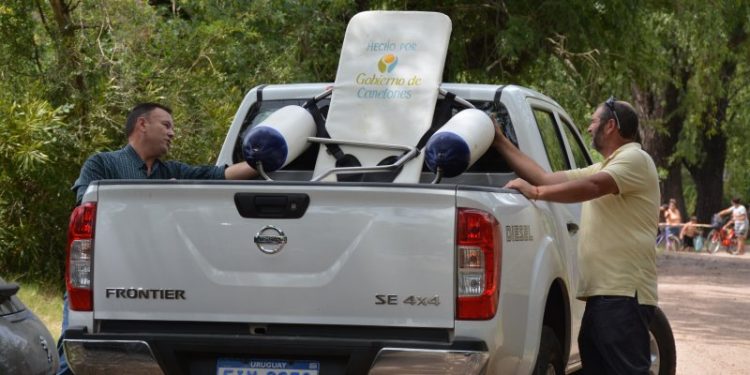 Intendencia de Rivera recibió una silla anfibia
