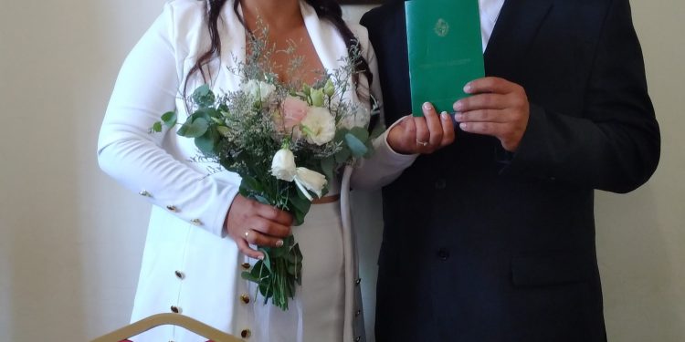 Diego y María de los Ángeles dieron el sí