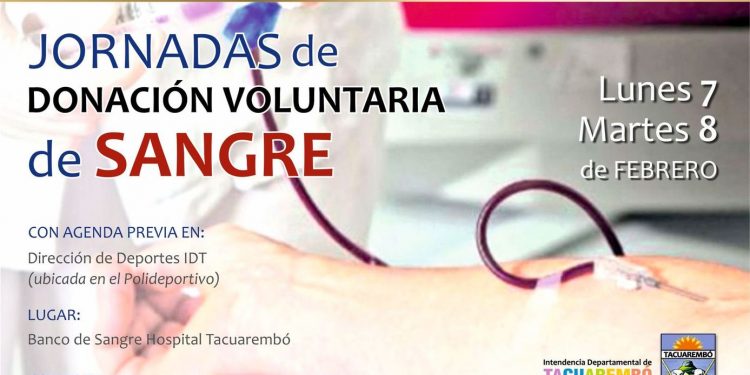 Donación voluntaria de sangre
