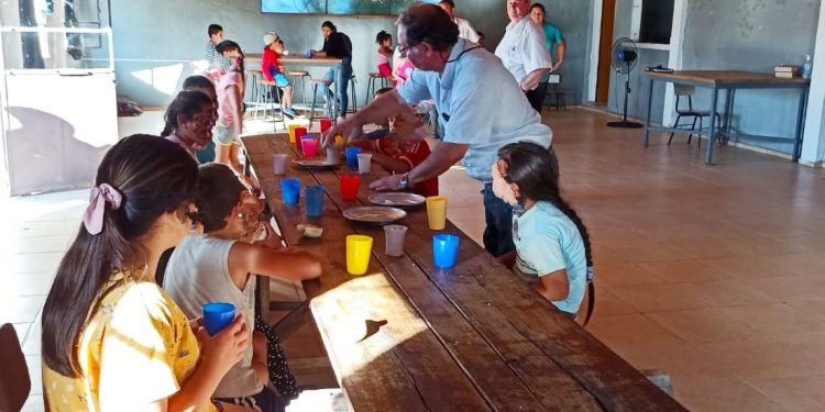 En barrio Godoy comenzó a funcionar el merendero