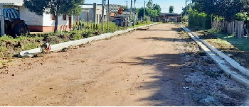 Obras viales en Tranqueras