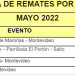 CARTELERA DE REMATES POR PANTALLA