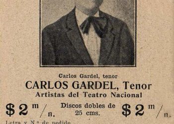 1912: La primera serie de grabaciones de Gardel