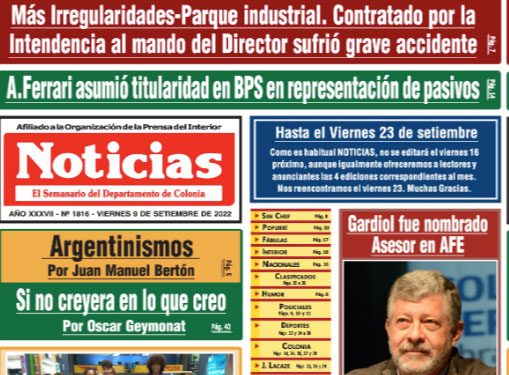 Semanario impreso más importante de Colonia está en riesgo de “desaparición”, advierte su directora