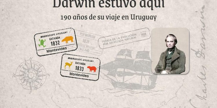Charlas y exposiciones marcan los 190 años del paso de Darwin por Uruguay