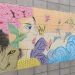 Alumnos del Liceo 3 pintan mural en el marco del proyecto “No más colillas”
