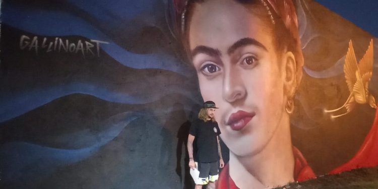 Gallino Art dejó plasmado su arte en San Gregorio de Polanco