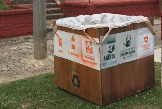 Se construirán volquetas para residuos reciclables en el Centro de Barrio Número 7 «Los Molles»