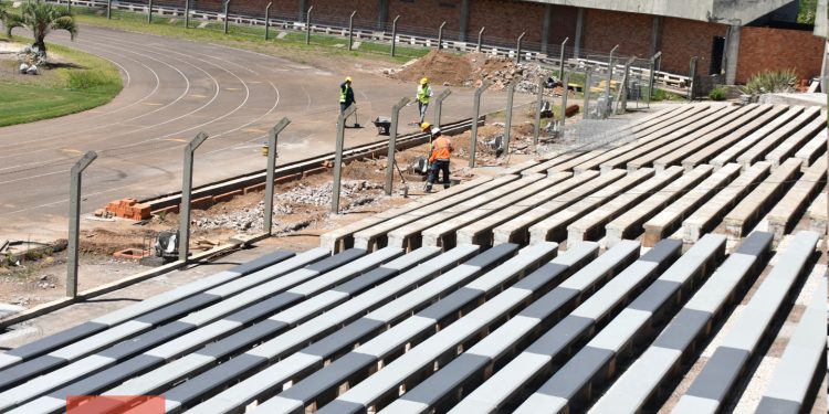 Continúan las obras de recuperación en el Atilio Paiva Olivera