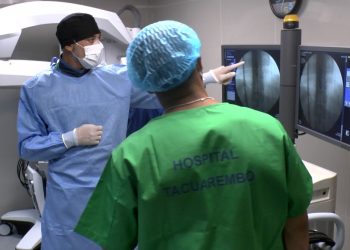 Se implantó en el Hospital de Tacuarembó un neuroestimulador espinal. 