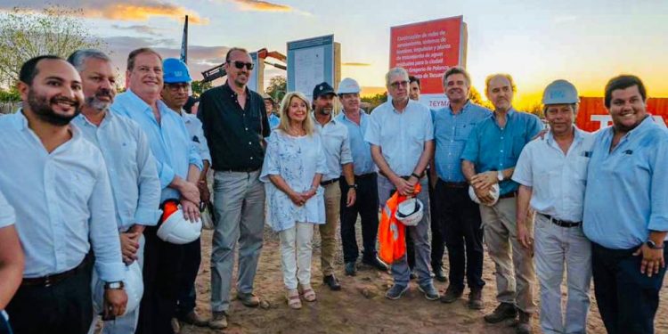 Comenzó la obra de saneamiento en San Gregorio de Polanco