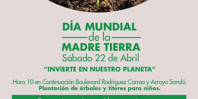Intendencia celebra el Día Mundial de la Tierra junto a los más pequeños
